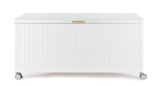 Carica l'immagine nel visualizzatore di Gallery, Orlando Store™ - Baule Porta Cuscini con Ruote Ocean Bianco M
