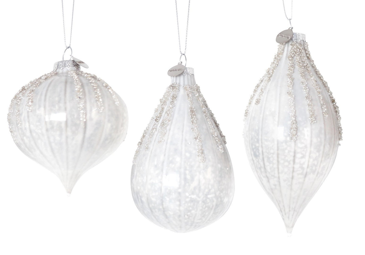 Orlando Store™ - SET 3 Pendagli Frostfall Bianco