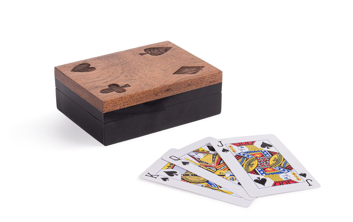 Orlando Store™ - Carte Fortune Legno Nero 12X8,5