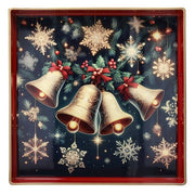 Orlando Store™ - Vassoio Party Time Rosso 35 x 35 cm