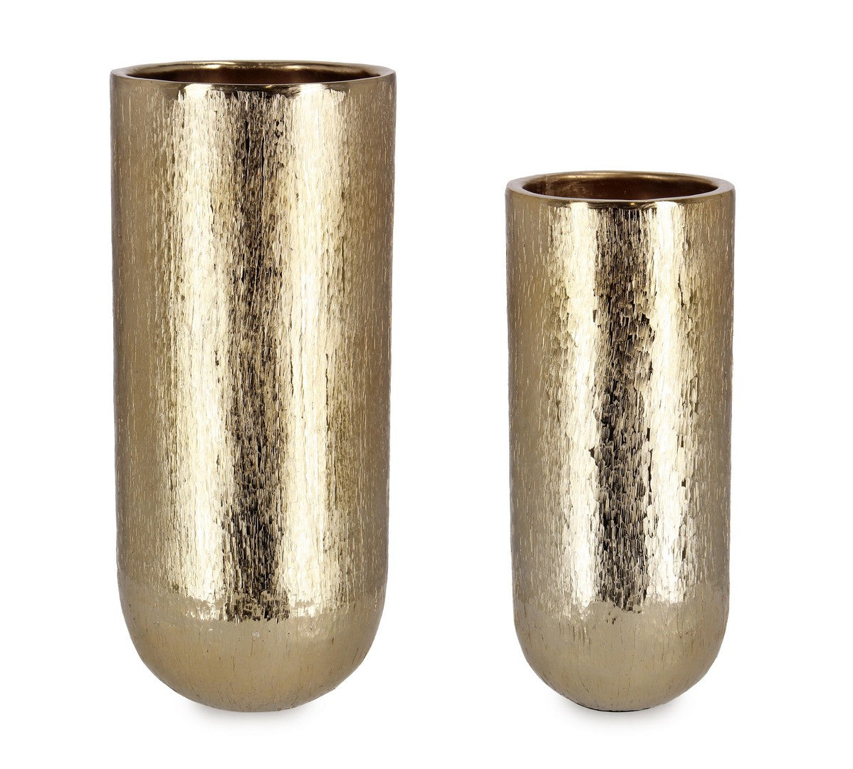 Orlando Store™ - SET 2 Porta Vaso Scrachy Cilindrico Oro