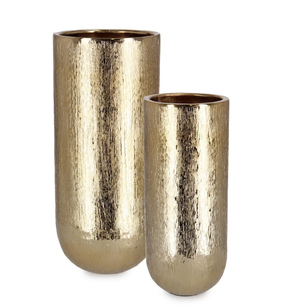 Orlando Store™ - SET 2 Porta Vaso Scrachy Cilindrico Oro