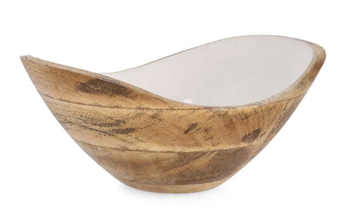 Orlando Store™ - Ciotola Knossos Irregolare Bianca 24X11H