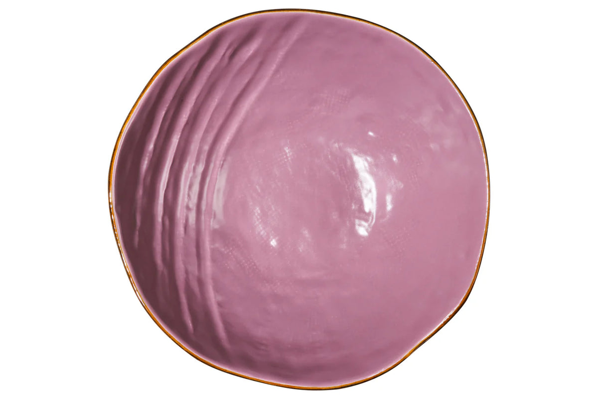 Orlando Store™ - Insalatiera Grande Rosa Mediterraneo