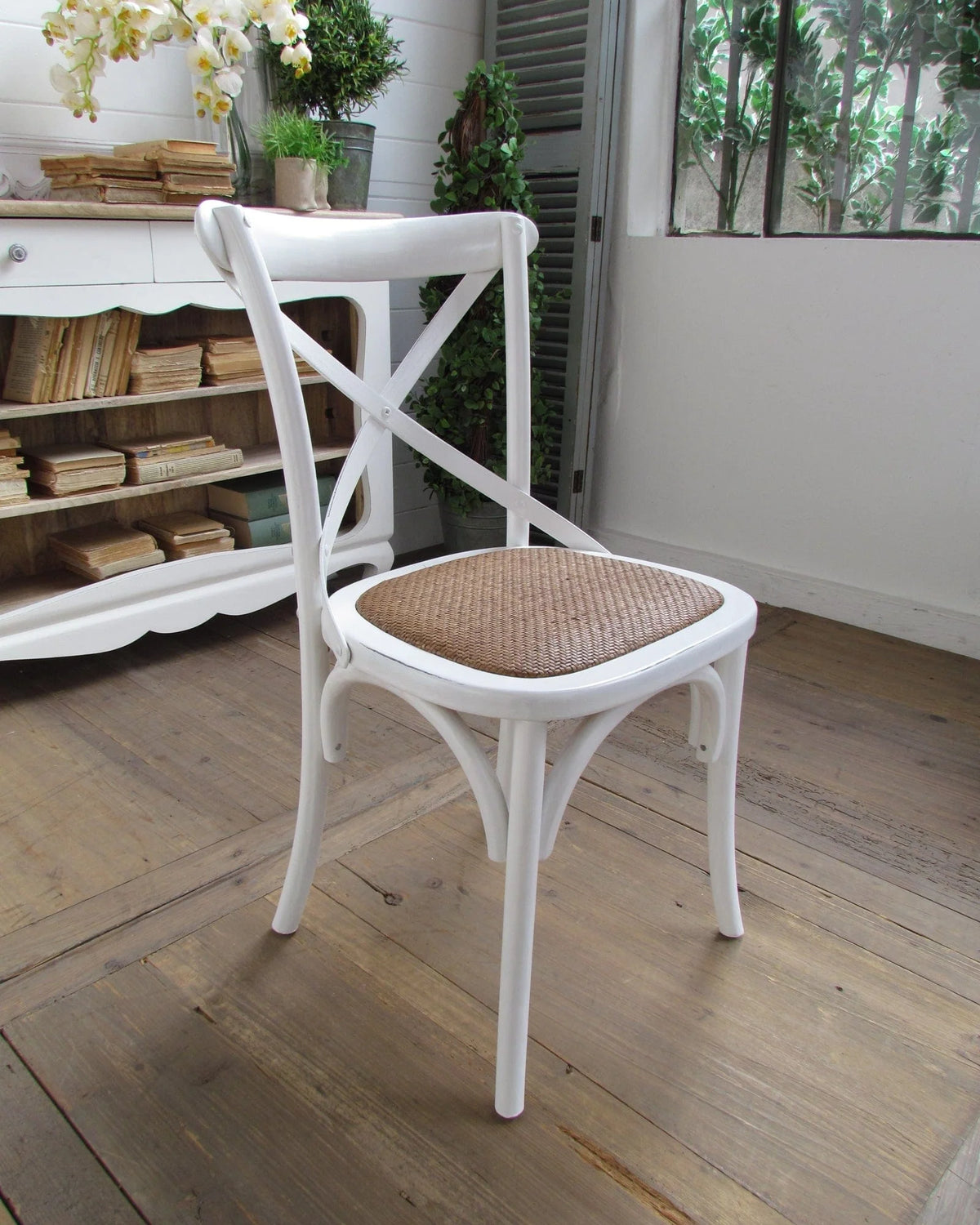 Orlando Store™ - Sedia Long Island in Legno e Rattan