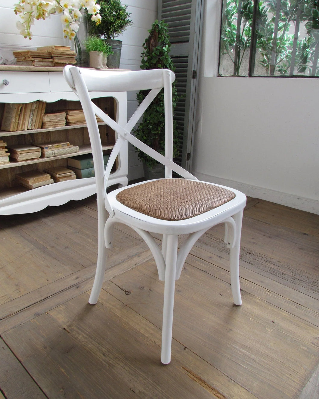 Orlando Store™ - Sedia Long Island in Legno e Rattan