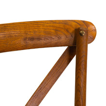 Carica l&#39;immagine nel visualizzatore di Gallery, Orlando Store™ - Sedia Legno Cross Marrone 51x55h46,5/89 cm
