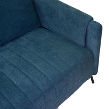 Carica l'immagine nel visualizzatore di Gallery, Orlando Store™ - Divano Mary 2 Posti Blu Ottanio 165x77h85 cm
