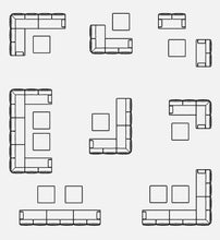 Carica l&#39;immagine nel visualizzatore di Gallery, Orlando Store™ - Tavolino Gerald Antracite 90X90
