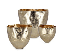 Carica l'immagine nel visualizzatore di Gallery, Orlando Store™ - SET 3 Porta Vaso Brighty Svasato Oro
