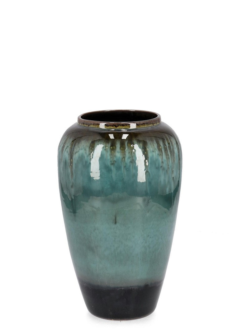 Orlando Store™ - Porta Vaso Coira Bombato Verde Melange H40