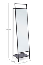 Load image into Gallery viewer, Orlando Store™ - Specchio Appendiabiti Ekbal Nero
