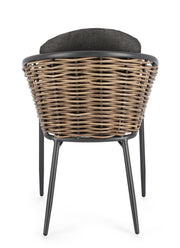 Orlando Store™ - Sedia con Bracciolo Maribela Antracite YK13