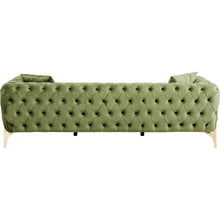 Load image into Gallery viewer, Orlando Store™ - Bellissima 3-seater Green Velvet Sofa 240cm
