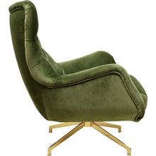 Load image into Gallery viewer, Orlando Store™ - Beautiful Green Velvet Swivel Armchair
