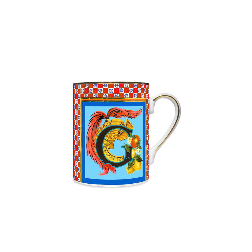 Orlando Store™ - Mug in porcellana Ortigia '' G ''