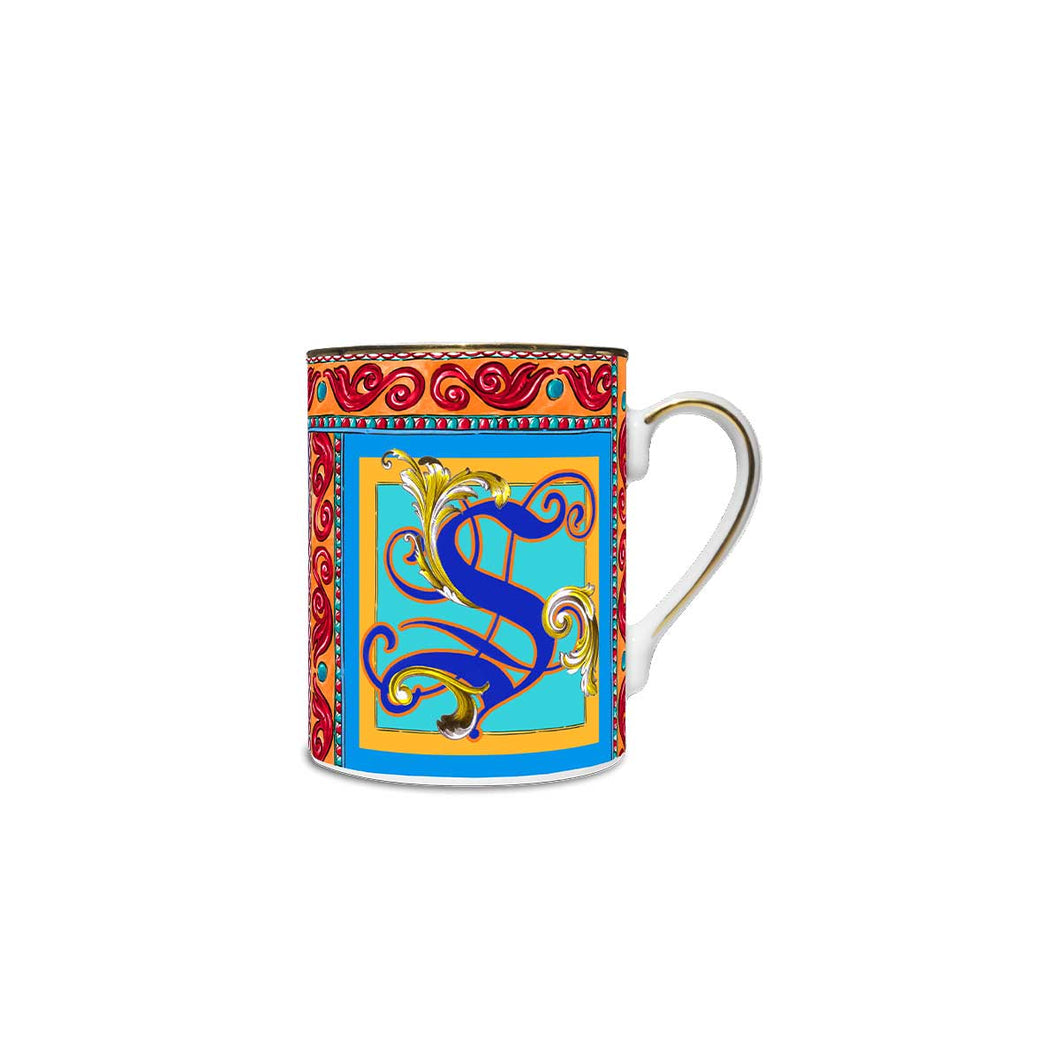 Orlando Store™ - Mug in porcellana Ortigia '' S ''