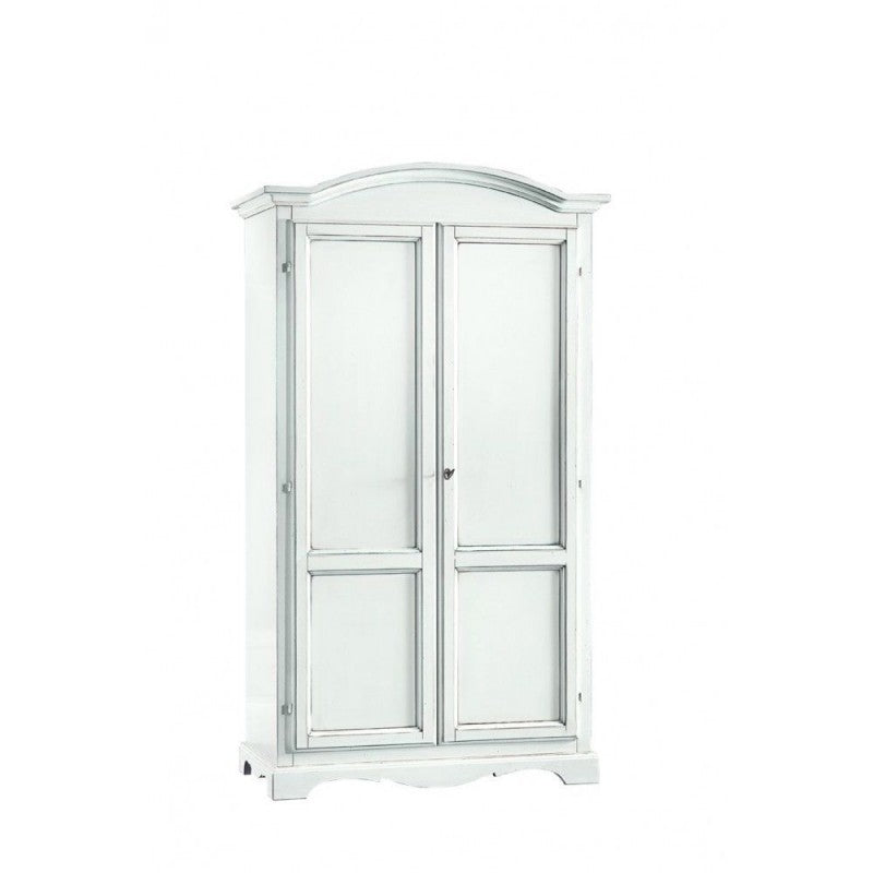 Orlando Store™ - White Two Door White Wardrobe CM 107X55H.197