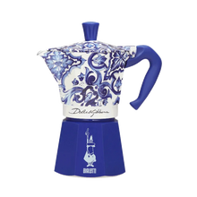 Carica l&#39;immagine nel visualizzatore di Gallery, Orlando Store™ - Moka Express Bialetti Dolce&amp;Gabbana | Blu Mediterraneo 6 Tazze
