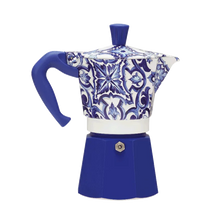 Carica l&#39;immagine nel visualizzatore di Gallery, Orlando Store™ - Moka Express Bialetti Dolce&amp;Gabbana | Blu Mediterraneo 6 Tazze
