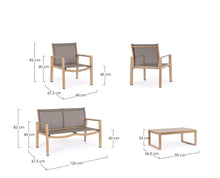 Carica l&#39;immagine nel visualizzatore di Gallery, Orlando Store™ - SET4 Salotto Kallen Naturale
