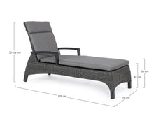 Carica l&#39;immagine nel visualizzatore di Gallery, Orlando Store™ - Lettino Britton Antracite
