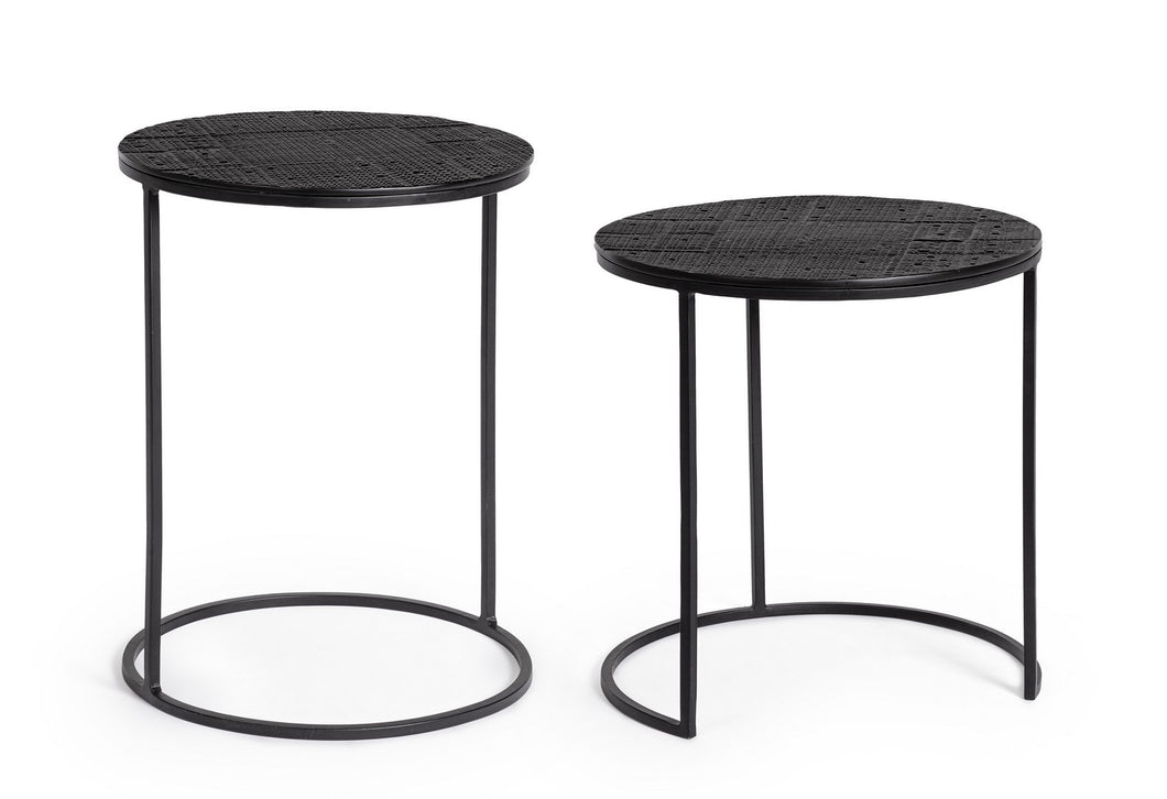 Orlando Store™ - SET2 Tavolino Aziza Tondo