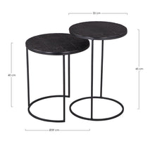 Carica l&#39;immagine nel visualizzatore di Gallery, Orlando Store™ - SET2 Tavolino Aziza Tondo
