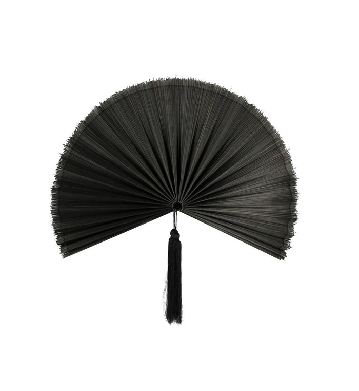 Orlando Store™ - Ventaglio Decorativo Nanka Nero 39X81