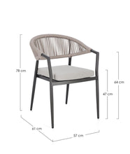 Carica l&#39;immagine nel visualizzatore di Gallery, Orlando Store™ - Sedia Millor Antracite/Khaki
