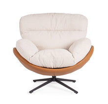 Load image into Gallery viewer, Orlando Store™ - Poltrona Adinda Ghiaccio/Cuoio

