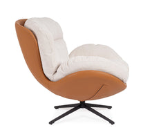 Load image into Gallery viewer, Orlando Store™ - Poltrona Adinda Ghiaccio/Cuoio
