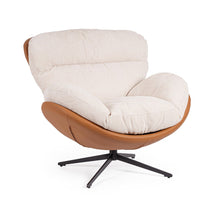 Load image into Gallery viewer, Orlando Store™ - Poltrona Adinda Ghiaccio/Cuoio
