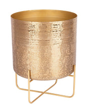 Carica l&#39;immagine nel visualizzatore di Gallery, Orlando Store™ - Vaso Varanasi Stand Tondo Oro H42
