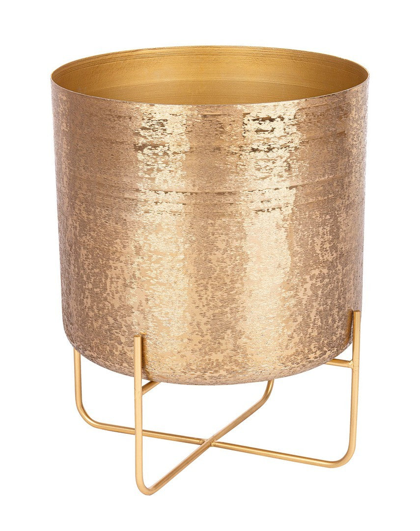 Orlando Store™ - Vaso Varanasi Stand Tondo Oro H42