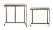 Load image into Gallery viewer, Orlando Store™ - SET2 Tavolino Zayra Rettangolare Ottone
