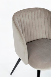 Orlando Store™ - Sedia Queen Velvet Tortora