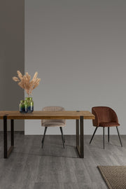 Orlando Store™ - Sedia Queen Velvet Tortora