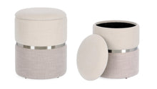 Load image into Gallery viewer, Orlando Store™ - SET2 Pouf Contenitore Radinka Bianco/Grigio
