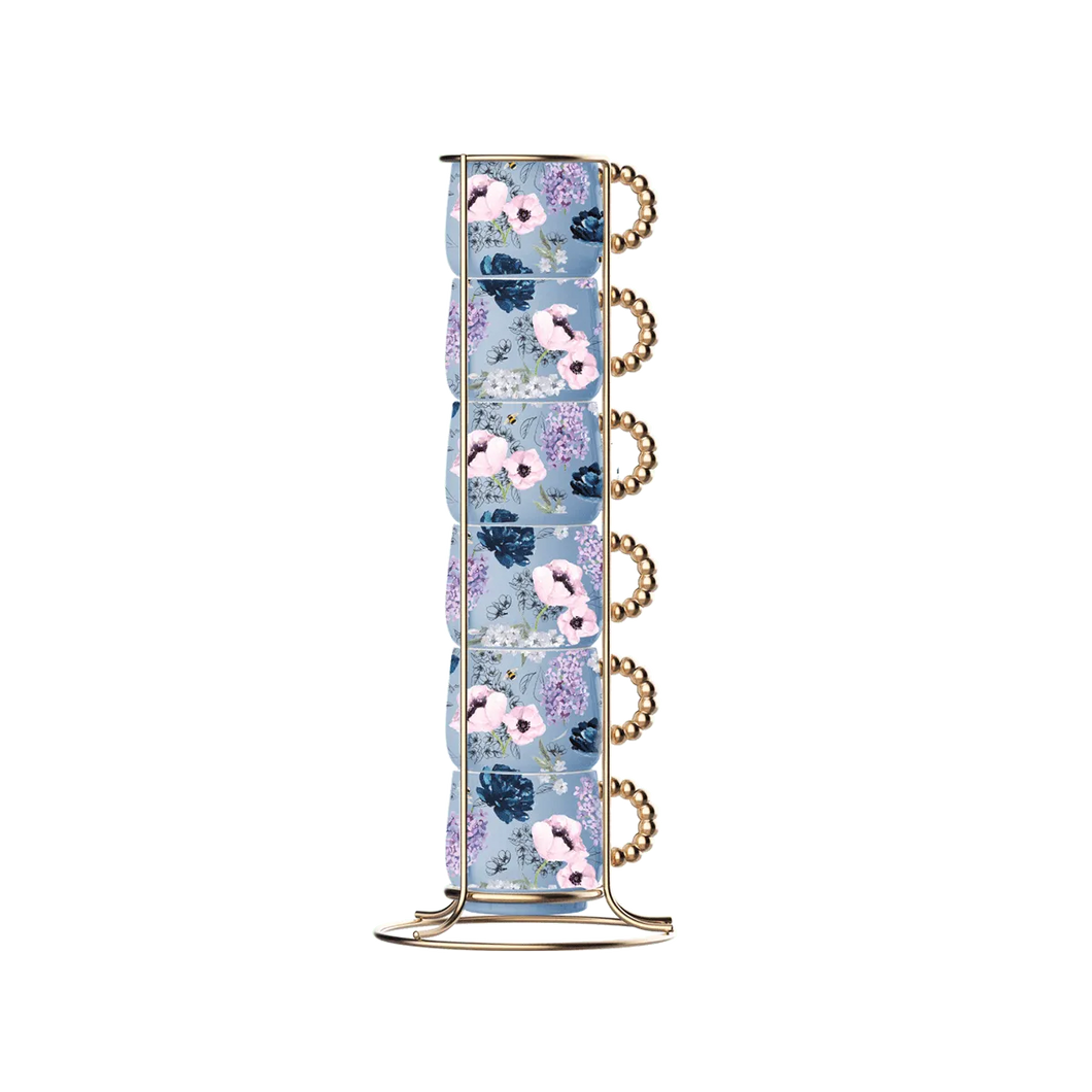 Orlando Store™ - Set 6 tazzine impilabili | Bridgerton