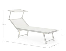 Carica l&#39;immagine nel visualizzatore di Gallery, Orlando Store™ - Lettino Cross Text Bianco
