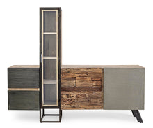 Carica l&#39;immagine nel visualizzatore di Gallery, Orlando Store™ - Credenza Manchester 2 ante - 3 cassetti
