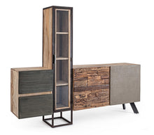 Carica l&#39;immagine nel visualizzatore di Gallery, Orlando Store™ - Credenza Manchester 2 ante - 3 cassetti
