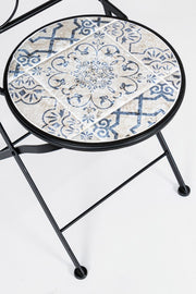 Orlando Store™ - SET3 Tavolo Quadrato + 2 Sedie Pieghevoli Erice