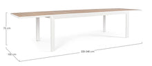 Carica l&#39;immagine nel visualizzatore di Gallery, Orlando Store™ - Tavolo Allungabile Belmar Bianco 220-340X100
