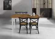 Orlando Store™ - Oak Table with White Legs