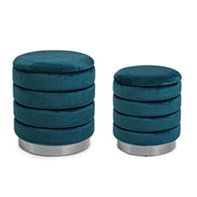 Carica l&#39;immagine nel visualizzatore di Gallery, Orlando Store™ - SET2 Pouf Contenitore Darina Navyus
