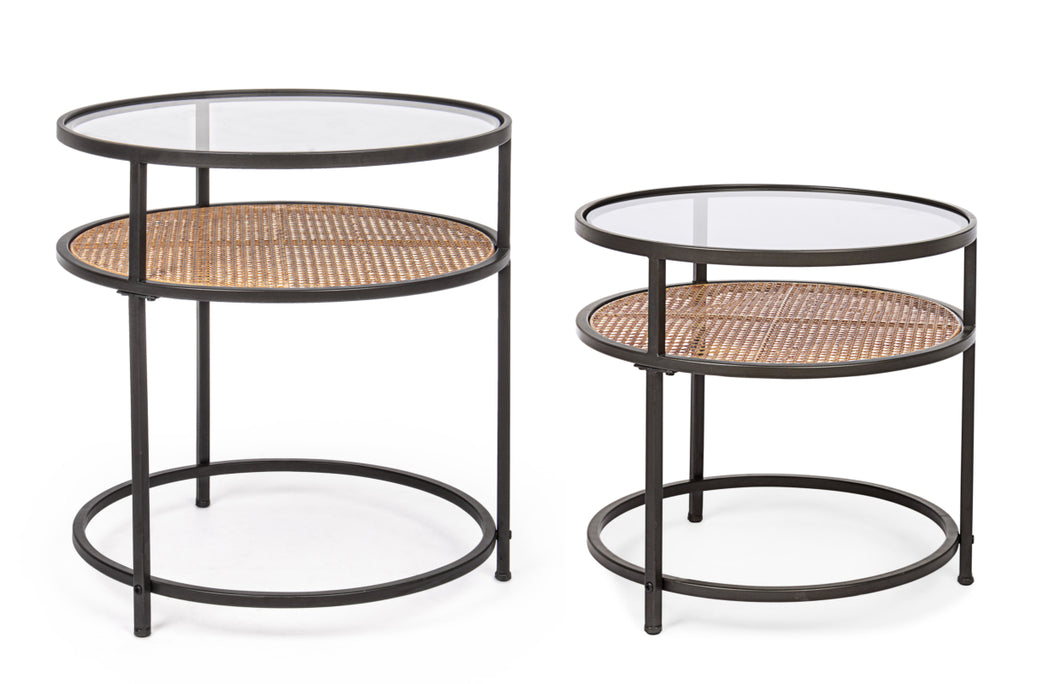 Orlando Store™ - SET2 Tavolino Elten Tondo