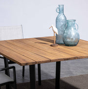 Orlando Store™ - Helsinki Table Anthracite-Natural 130X130 - FSC