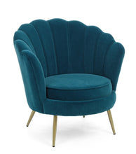 Carica l&#39;immagine nel visualizzatore di Gallery, Orlando Store™ - Poltrona Giliola Blu Pavone
